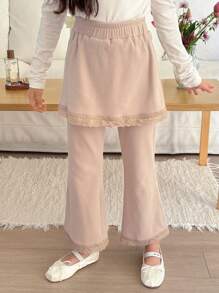 DAZY Tween Girl Autumn Long Pants - Khaki - View 9