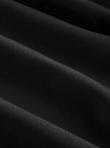 Flirla Große Größen Damen Weihnachts Farbblock flauschiges Patchwork Kleid, Winteroutfit