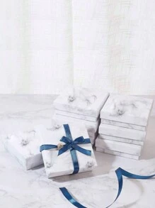 1pc/ 4pcs/ 8pcs/ 12pcs/ Marble Pattern Gift Box, Modern Paper Square Shaped Gift Wrapping Box For Party, Wedding , Classic Style Packaging Box For Jewelry As Festival Gift,Mini Bracelet Boxes For Jewelry Tiny Wrap Boxes Small Cardboard Boxes For Favor Ornaments Earring,Bachelorette Party,Wedding,Bachelorette,Bride,Party Decorations Birthday,Brides Maid Proposal Gifts,Wedding Decor,Bridal Shower Back To School Gifts Packing - Multicolor - View 2