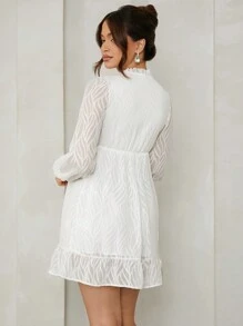 MaterniWear Vestido holgado de manga abullonada para mujeres embarazadas, adecuado para otoño y el Día de San Valentín