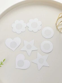 4對亮片乳貼 - 銀色 - 查看 6