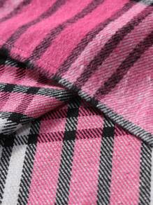 Manfinity Homme Herren Lässiges Kariertes Hemd-Jacken-Set für den Herbst