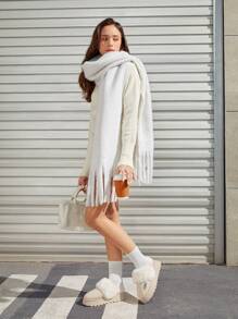 Cuccoo Giày bốt đi tuyết ấm áp chống trượt thoải mái thời trang nữ, 2024 Dép đế dày mũi kín cho mùa thu/đông cho Giáng sinh và năm mới, không khí lễ hội mùa thu và đông - Màu be - Xem 10