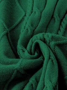 Rometta Plus Size V-Neck Batwing Sleeve Solid Color Casual Pullover Sweater Knit Pullover Fall Winter Autumn