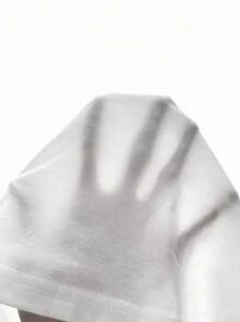 Manfinity VCAY Men Knitted Short Sleeve T-Shirt With Patch And Detailed Design, Casual And Sporty