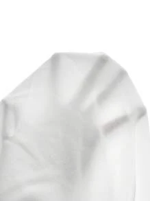 Manfinity BRENVOR Men Bear & Letter Embossed Tee, Summer - White - View 5