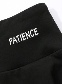 DAZY Tween Girl Fall Winter Elastic Leggings Tights - Black - View 3