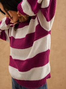 Forever 21 秋冬圣诞毛衣街头服饰女士服装万圣节服装 - 中紫紅色 - 查看 6