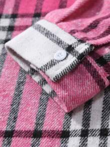 Manfinity Homme Herren Lässiges Kariertes Hemd-Jacken-Set für den Herbst