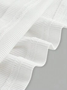 SHEIN Essnce Plus Size Women's T-Shirt, 4 Pieces, High Neck Long Sleeve Top, Out Top,Cute Tops Spring Clothes