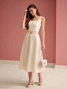 MOTF PREMIUM CONTRAST BINDING GETEXTUREERDE JURK