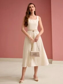 MOTF PREMIUM CONTRAST BINDING GETEXTUREERDE JURK