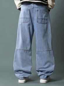 SUMWON Skater Fit Parachute Washed Jean