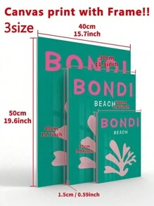 SHEIN 6 szt. Abstrakcyjny plakat ścienny na płótnie Nowoczesne wydruki linii koralowej do salonu, biura, sypialni, 3 rozmiary, bez ramki