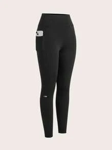 In My Nature In My Nature Women's Outdoor Solid Color Tight Pants, Casual And Fashionable For Daily Wear Hiking Women Clothes