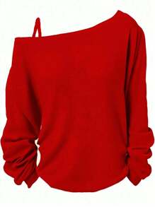 SHEIN EZwear Top sans manches t-shirt minimaliste décontracté avec graphique 2025 pour femmes