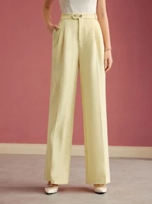 MOTF PREMIUM FOLD PLEATED TAILORED SUIT PANTS,VALENTINE'S DAY