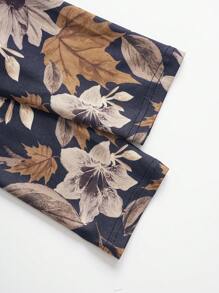 INAWLY Women Camouflage Leaf Print Long Sleeve T-Shirt, Outdoor Casual Undershirt Fall Cloth For Women