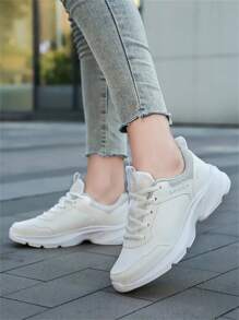 Spring New Lightweight Comfortable Fashion Sneakers For Teenagers, 2025 Breathable Soft Bottom Casual Running Shoes For Back To School Boys & Girls