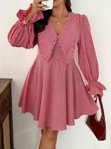SHEIN Frenchy Vestido casual sencillo de uso diario para tallas grandes