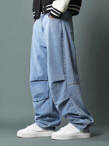SUMWON Skater Fit Parachute Washed Jean