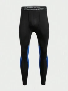 Coreblaze Men's Simple & Fashionable Casual Tights, Daily Wear 2-Piece Set - Black - View 3