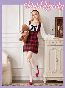 Dola Lovely 1 双串珠女式高跟尖头高跟鞋新年假期 - 紅色 - 查看 2