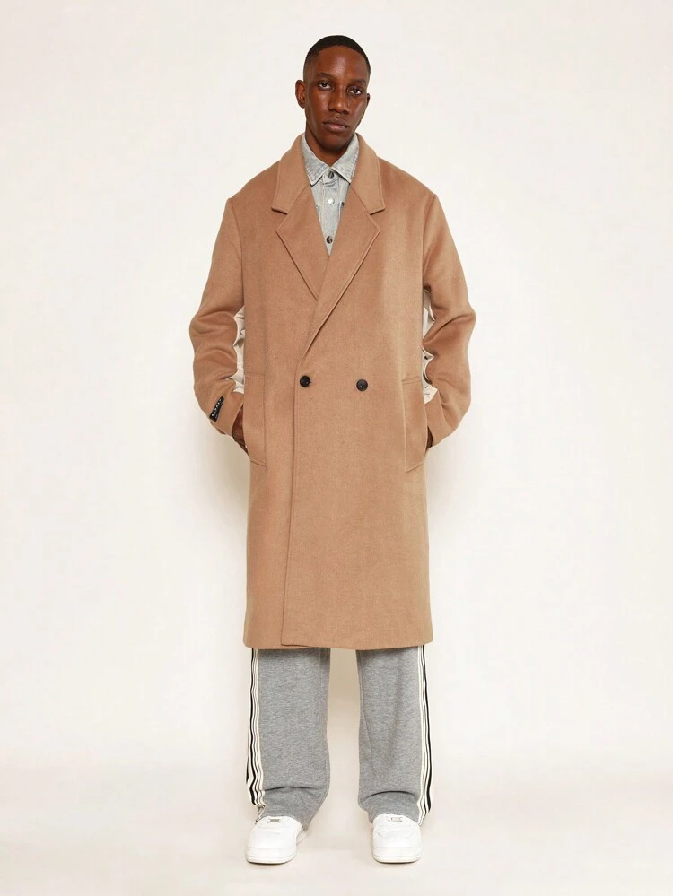 Wool Blend Double Breasted Overcoats