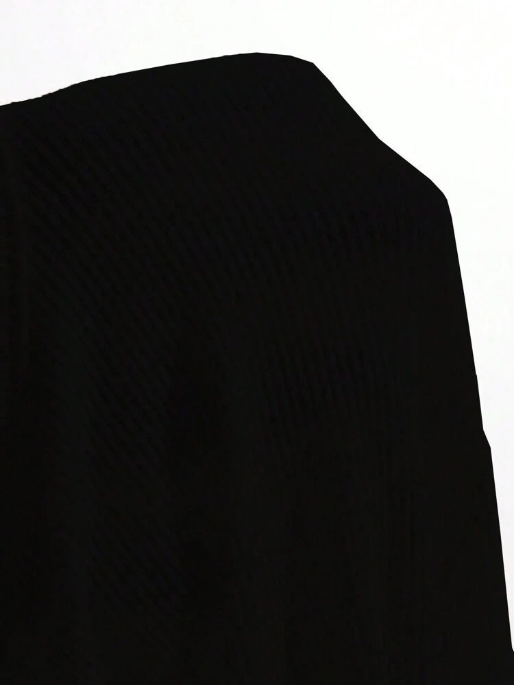 Women Round Neck Long Sleeve T-Shirt With Bow Detail, Simple Casual Design Y2k