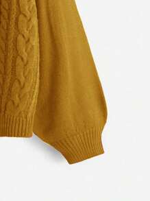 Flirla Cardigan de punto con lazo en talla grande, casual y elegante para uso diario