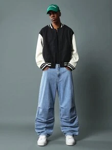 SUMWON Skater Fit Parachute Washed Jean