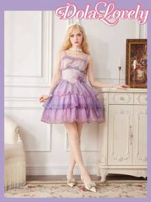 Dola Lovely Women's Black Stiletto Heel Bowknot Pointed Toe Shoes New Year Holiday Valentines