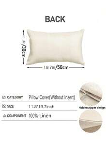 Fundas de almohada con corazón rojo estilo contemporáneo de lino para el Día de San Valentín - 30 x 50 cm, una sola cara, sin relleno - lavable a máquina, cierre con cremallera, adecuado para varios tipos de habitaciones, tela de lino, decoración de otoño, decoración de la habitación