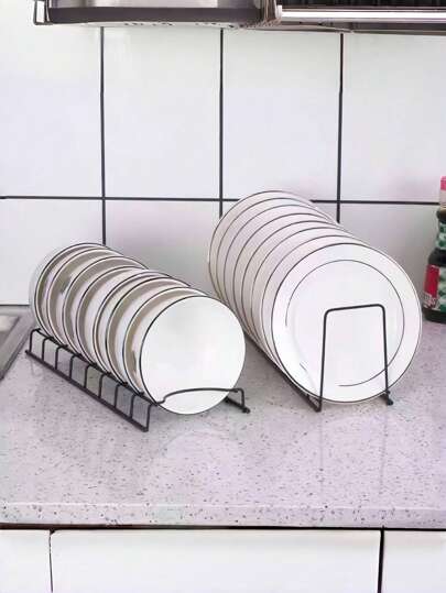 1 件装不锈钢厨房收纳架，两种款式，用于晾干碗碟、筷子和碗，内置碗碟架，适用于水槽和橱柜，厨房沥水架，圣诞节黑色