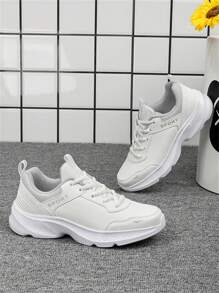 Spring New Lightweight Comfortable Fashion Sneakers For Teenagers, 2025 Breathable Soft Bottom Casual Running Shoes For Back To School Boys & Girls