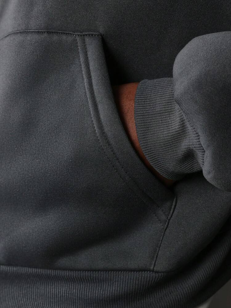 Sweat à capuche zippé doublé polaire de qualité