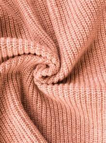 INAWLY Suéter holgado informal para mujer talla grande, de unicolor, con hombros caídos, empalmes, bolsillo y cuello en V, para el invierno