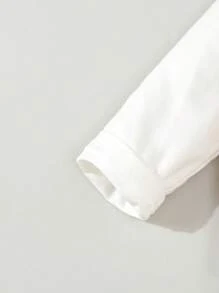 SHEIN 3pcs Baby Boys Gentleman Outfit Set: Bowknot Shirt + Double-Breasted Vest + Pants, Formal Party, Birthday, Wedding, Baptism, 1st Birthday