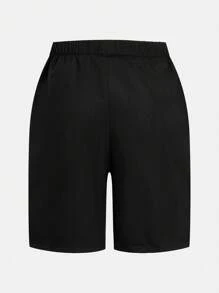 SHEIN Leap Crew 3 件套男士休闲修身西装外套、裤子和领带套装，买 2 送 1 - 黑色 - 查看 9