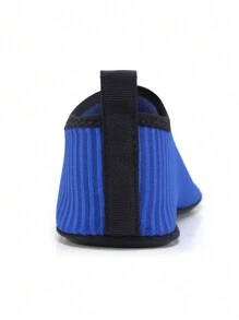 儿童条纹水鞋/沙滩鞋/游泳鞋，幼儿防滑鞋，蓝色 - 藍色 - 查看 5