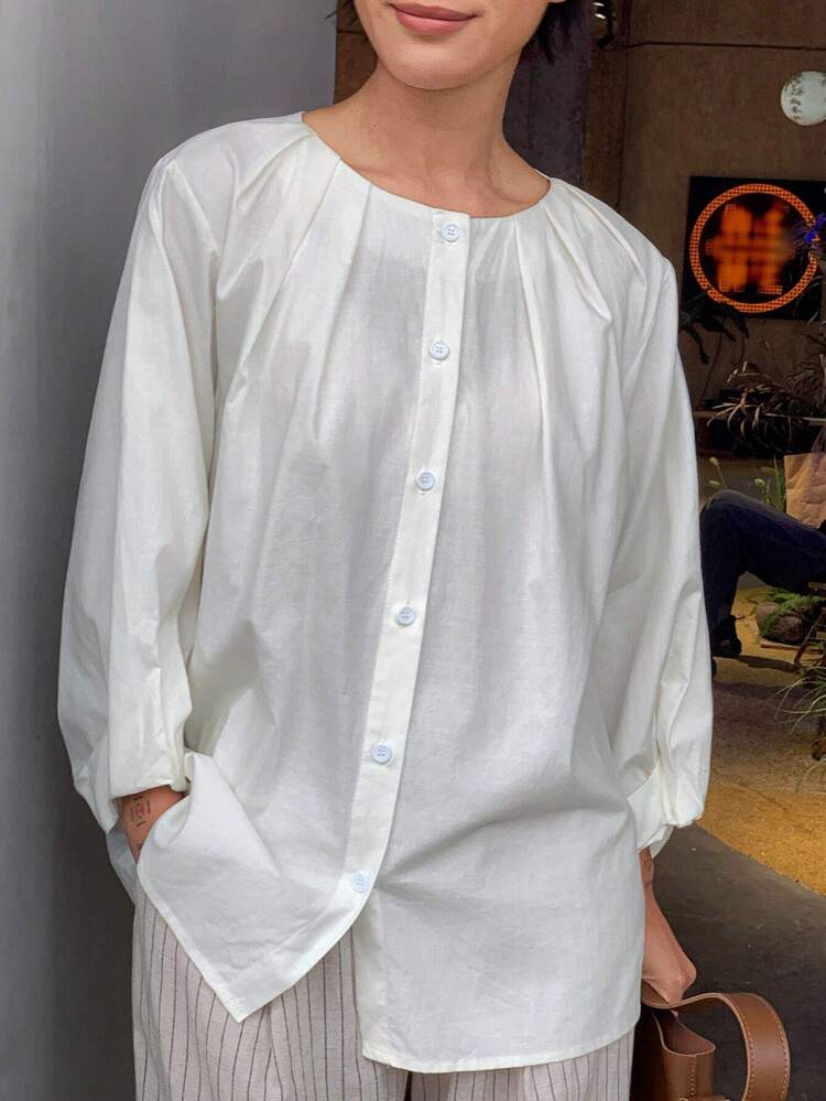 Women 3/4 Sleeve Loose Blouse,Fall Clothes