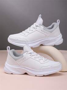 Spring New Lightweight Comfortable Fashion Sneakers For Teenagers, 2025 Breathable Soft Bottom Casual Running Shoes For Back To School Boys & Girls