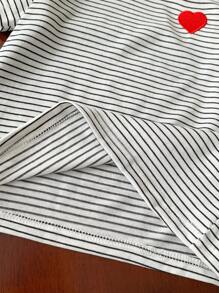 SHEIN 男童夏季休闲日常圆领短袖 T 恤 - 彩色 - 查看 4