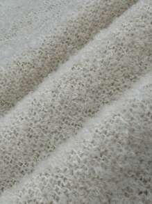 Chiquease Damen Off-Shoulder Langarm Slim Fit Strickkleid mit Einreiher, sexy