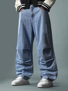 SUMWON Skater Fit Parachute Washed Jean