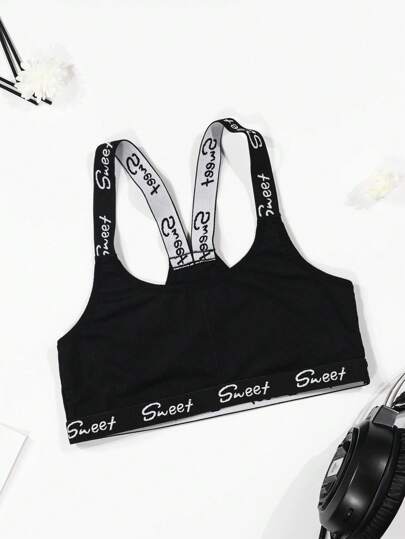 Tween Girls Minimalist Style Wire-Free Casual Everyday Underwear