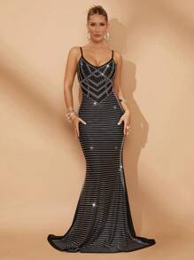 Lumalex Spring  Summer Vacation Bohemian BOHO Sea Beach Hot Outdoor Richly Layered Wedding Season Banquet Coming Of Age Ceremony Beach Seaside Holiday  Summer Vacation Bohemian BOHO Sea Beach Hot Outdoor Richly Layered Wedding Season Banquet Coming Of Age Ceremony Beach Seaside Spring Party Banquet Potluck Dinner Elegant Noble High-End Waist-Defining Party Season Premium Women's Dress - Coffee Brown - View 1