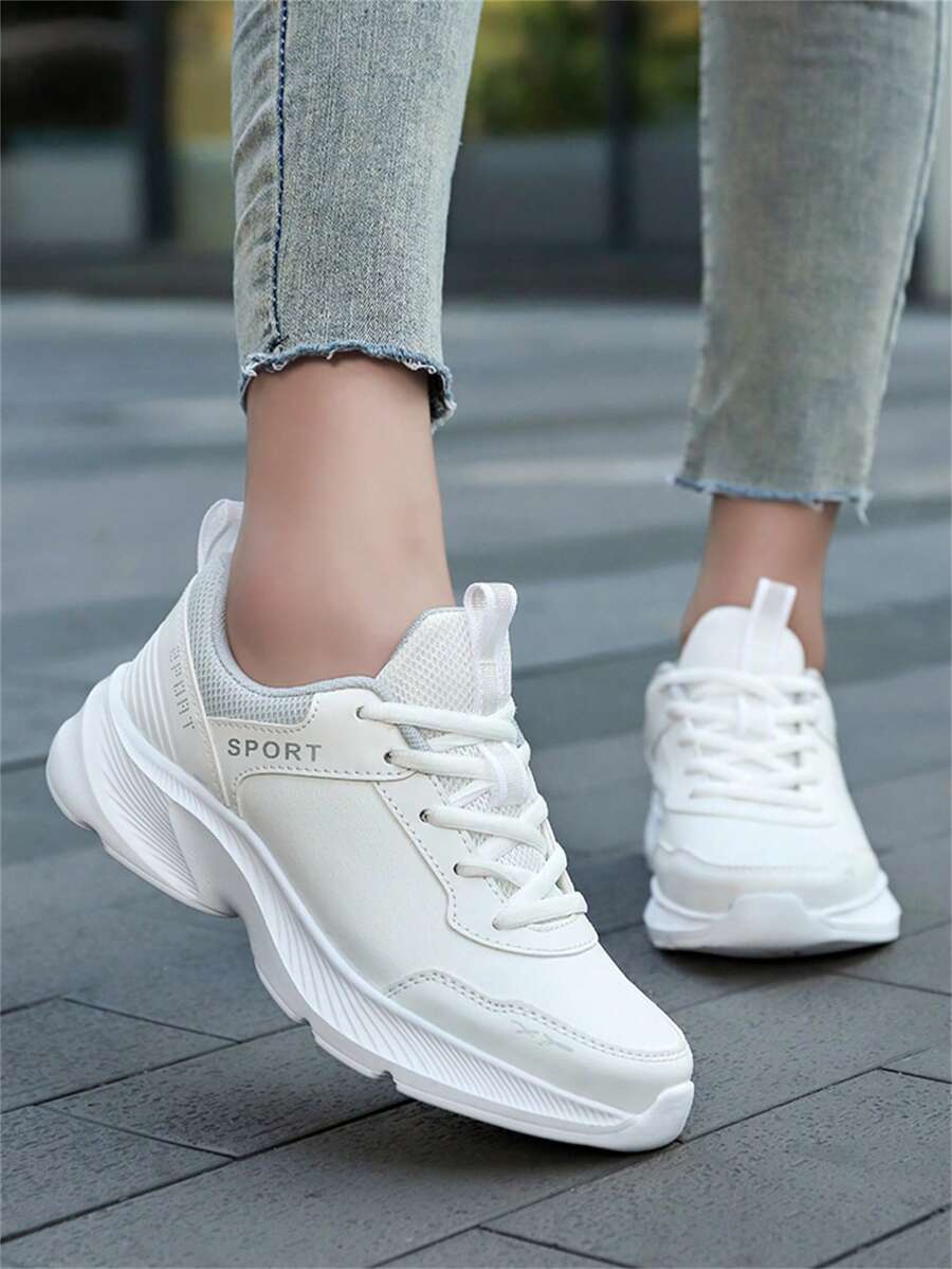 Spring New Lightweight Comfortable Fashion Sneakers For Teenagers, 2025 Breathable Soft Bottom Casual Running Shoes For Back To School Boys & Girls