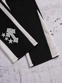 Men's Casual Sweatpants, Simple & Fashionable, For Daily Wear - Black - View 4