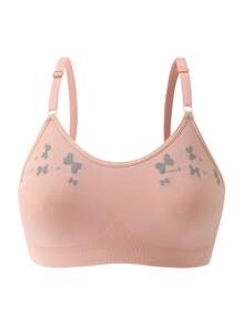 Sostén sin costuras para adolescentes y niñas - Rosa vieja - Ver 2